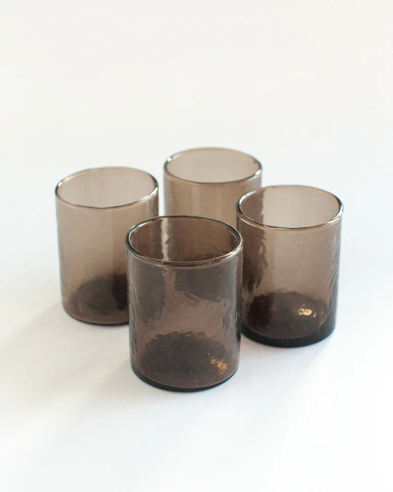 Handblown Hammered Glasses | Set of 4-3