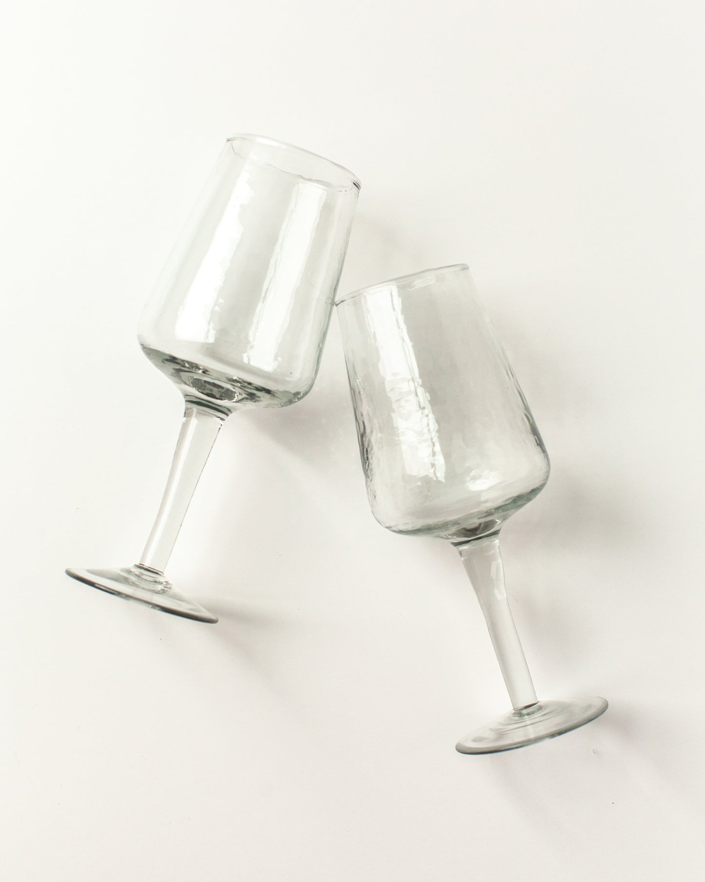 Handblown Hammered Wine Glasses | Set of 2-2