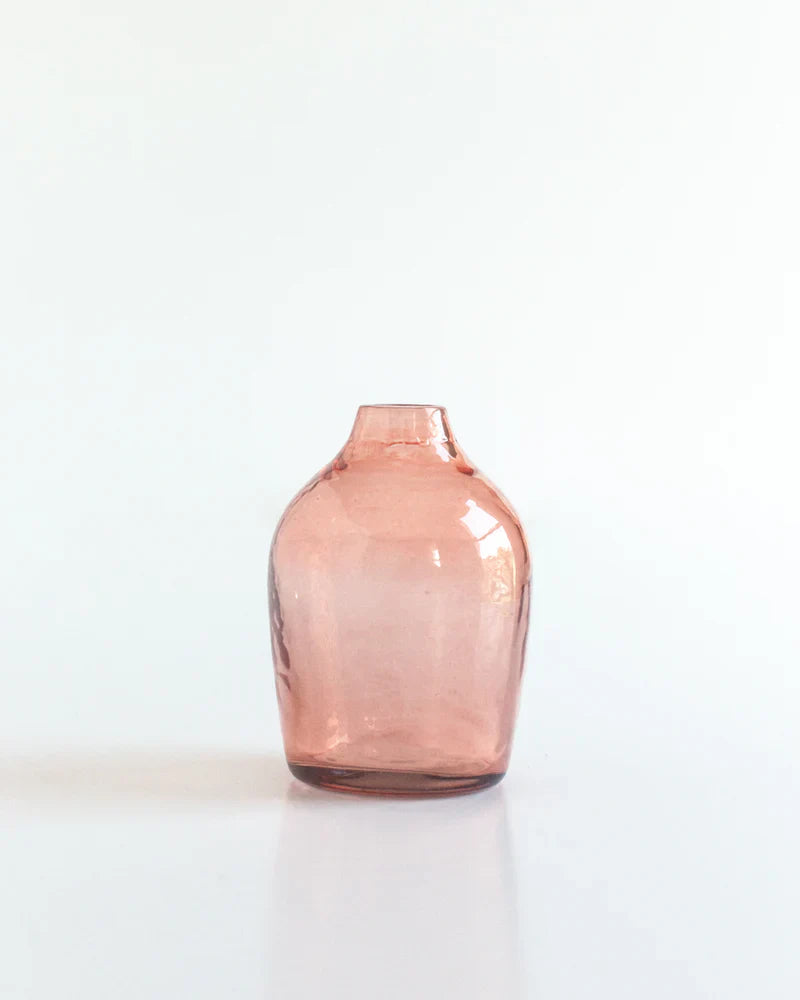 Haley Handblown Hammered Bud Vase-0