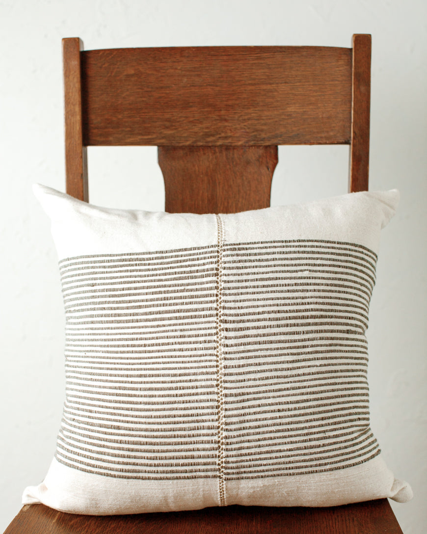 18" Riviera Hand-Stitch Throw Pillow-5