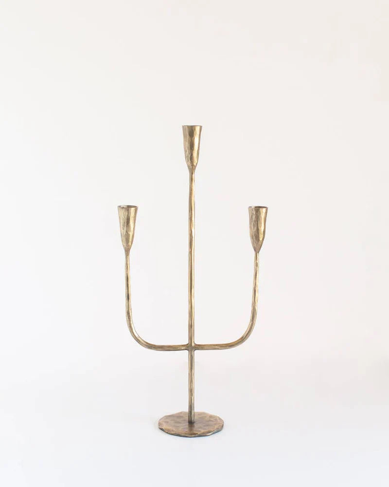 Hand Forged Iron Candelabras-1