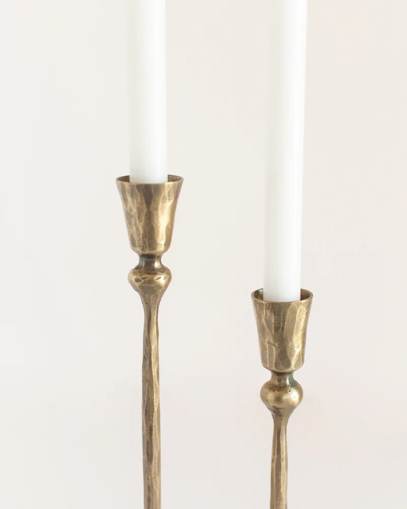 Gemini Hand Forged Iron Candlestands-2