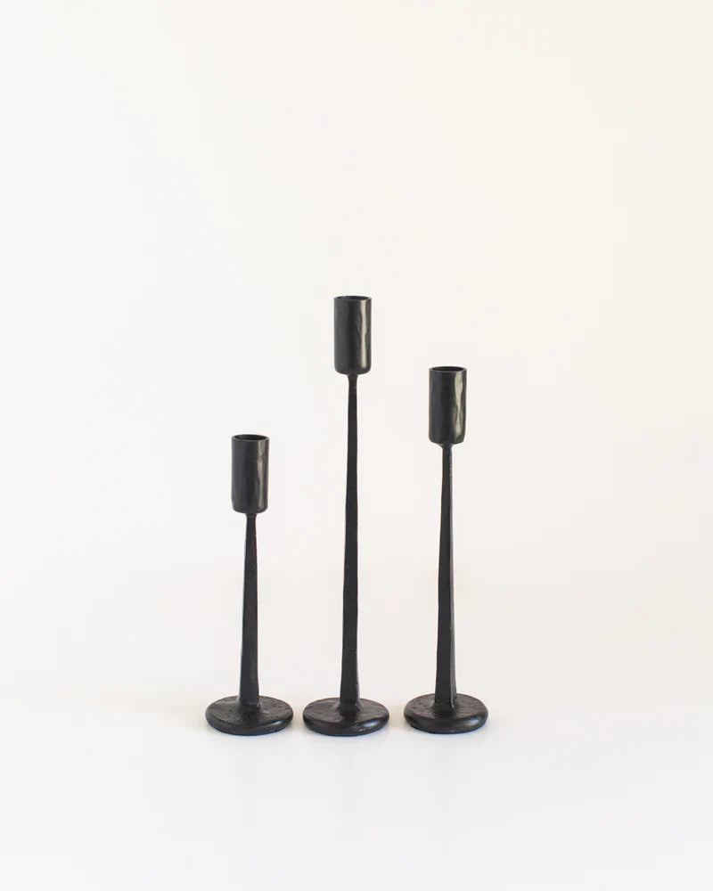Dante Hand Forged Iron Candlestands-1