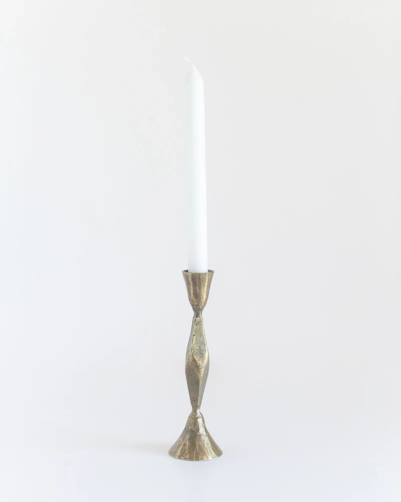 High Diamond Hand-Forged Iron Candle Stand-2