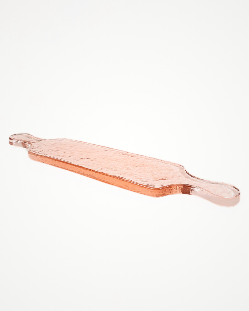 Hammered Glass Long Serving Board-2