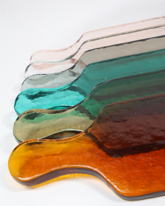 Hammered Glass Long Serving Board-1