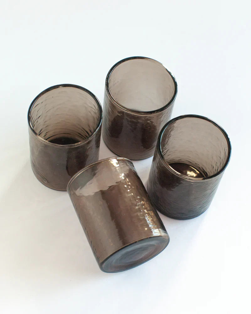 Handblown Hammered Glasses | Set of 4-2