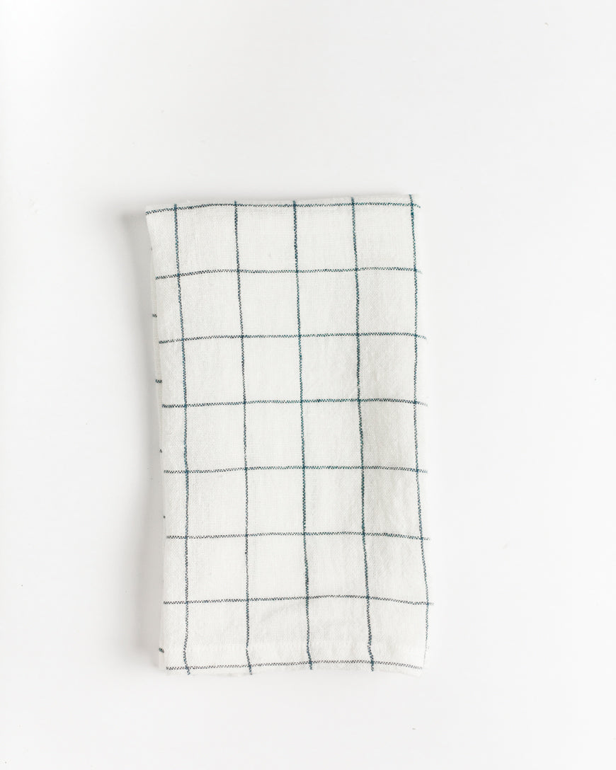 Stone Washed Linen Hemmed Dinner Napkins-9