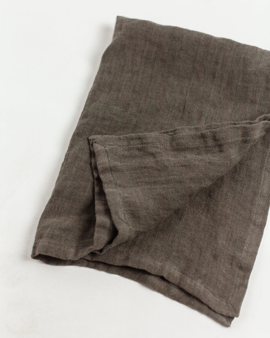 Stone Washed Linen Tea Towel-6