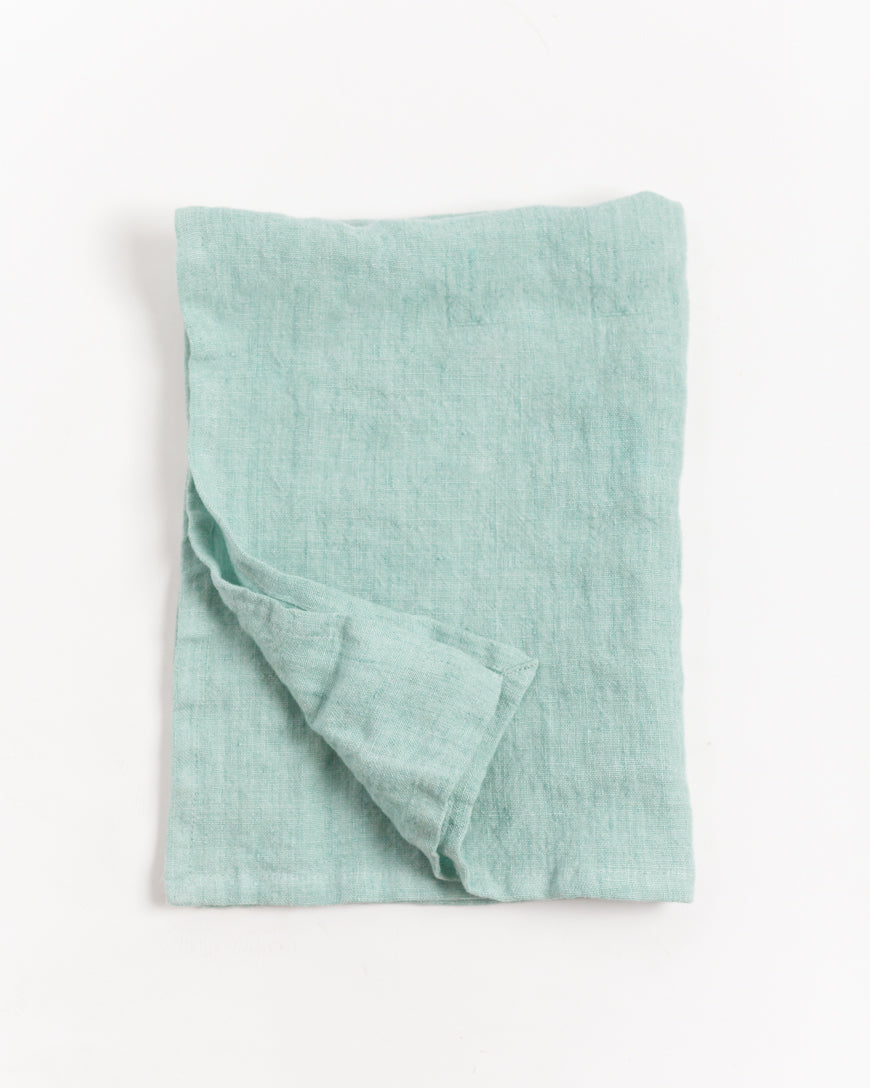 Stone Washed Linen Tea Towel-7