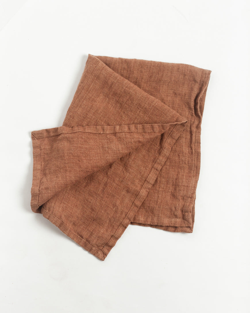 Stone Washed Linen Tea Towel-10