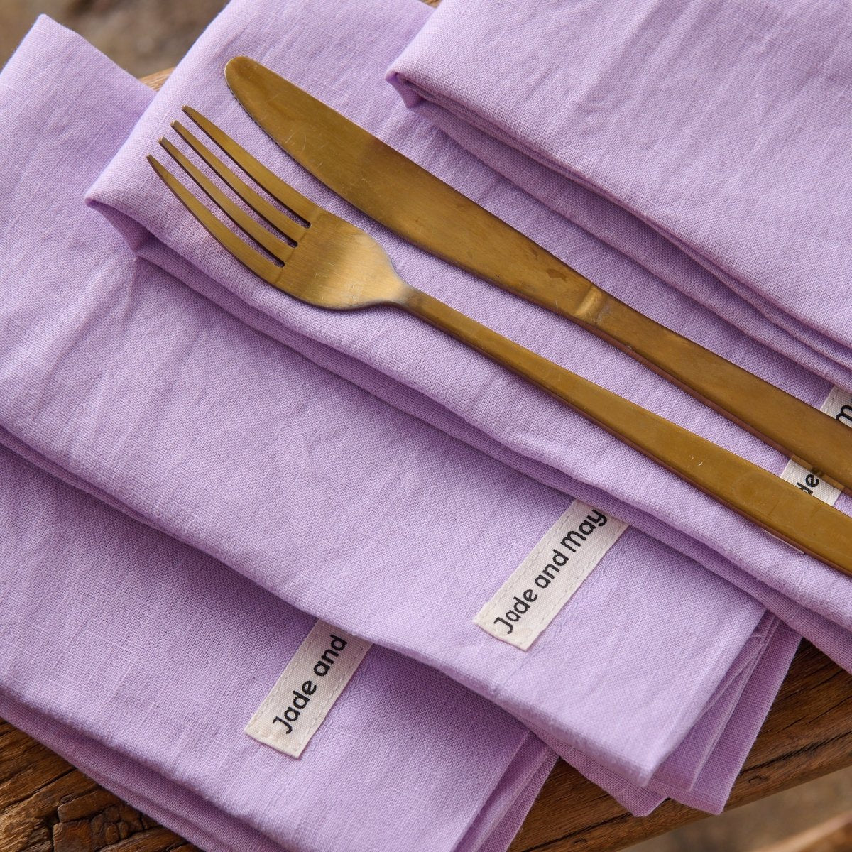 Linen Napkins | Purple-2