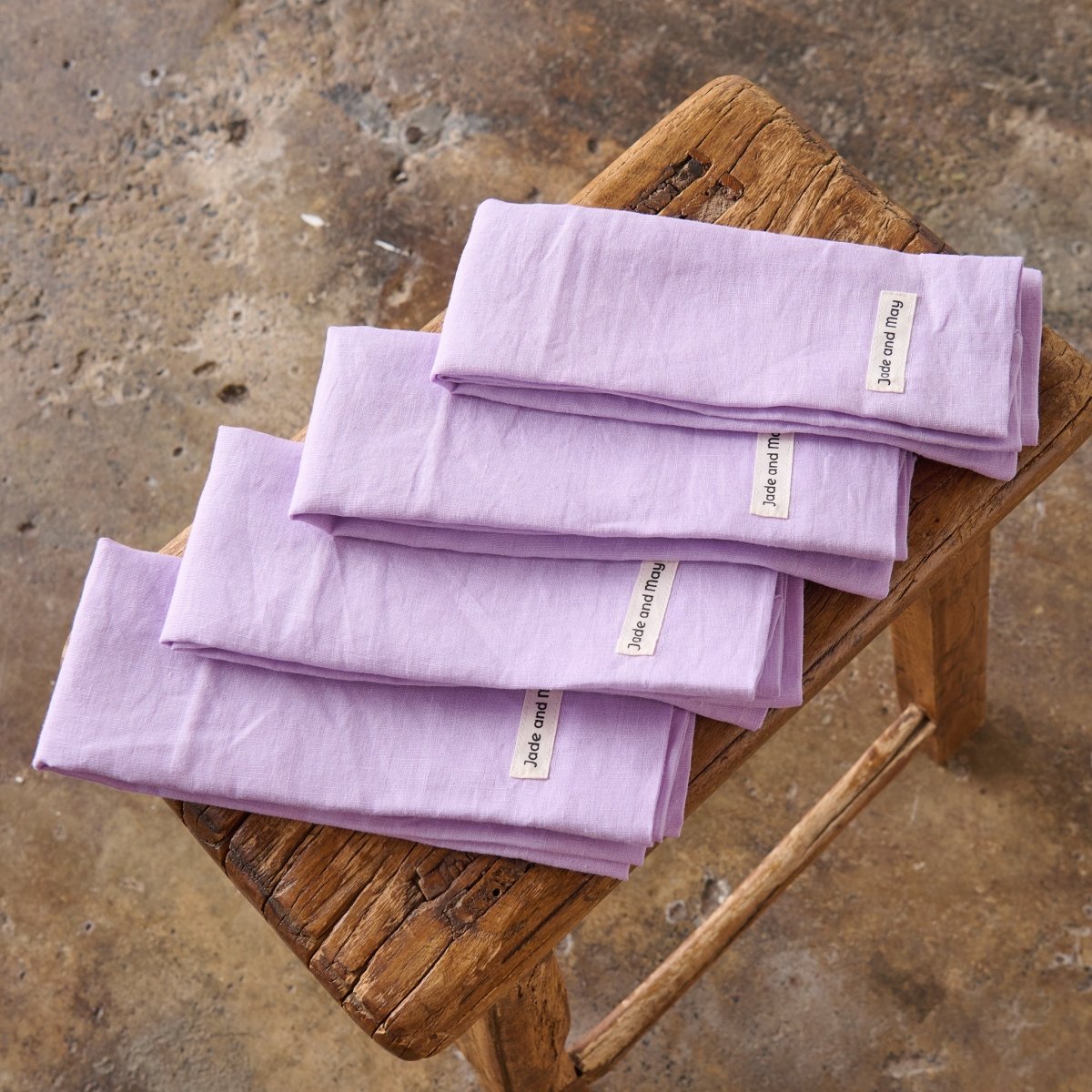 Linen Napkins | Purple-4