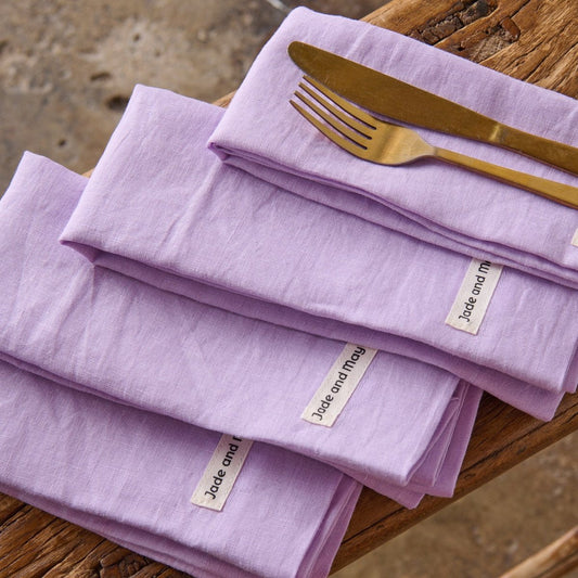 Linen Napkins | Purple-0